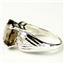 SR361, Smoky Quartz, 925 Sterling Silver Ring