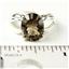 SR361, Smoky Quartz, 925 Sterling Silver Ring