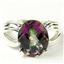 SR361, Mystic Fire Topaz, 925 Sterling Silver Ring