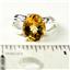 SR361, Citrine, 925 Sterling Silver Ladies Ring
