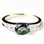 SR362, Mystic Fire Topaz, 925 Sterling Silver Ladies Ring