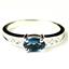 SR362, London Blue Topaz, 925 Sterling Silver Ladies Ring