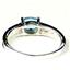 SR362, Swiss Blue Topaz, 925 Sterling Silver Ladies Ring