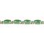 SB003C, Green Aventurine, 925 Sterling Silver Bracelet