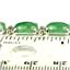 SB003C, Green Aventurine, 925 Sterling Silver Bracelet