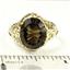 10K, 14K or 18K Gold Ladies Ring, Smoky Quartz (Concave Cut), R114