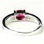 SR362, Created Ruby, 925 Sterling Silver Ladies Ring