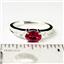 SR362, Created Ruby, 925 Sterling Silver Ladies Ring