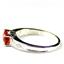 SR362, Created Padparadsha Sapphire, 925 Sterling Silver Ladies Ring