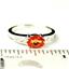 SR362, Created Padparadsha Sapphire, 925 Sterling Silver Ladies Ring