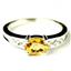 SR362, Citrine, 925 Sterling Silver Ladies Ring