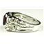 925 Sterling Silver Men's Nugget Ring,  Created Black Opal, SR197
