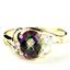10K, 14K or 18K Gold Ladies Ring, Mystic Fire Topaz, R176