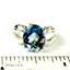SR361, Neptune Garden Topaz, 925 Sterling Silver Ladies Ring