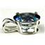 SP088, Neptune Garden Topaz 925 Sterling Silver Pendant