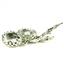 925 Sterling Silver Leverback Earrings, Green Amethyst (Prasiolite), SE109