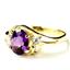 10K, 14K or 18K Gold Ladies Ring, Amethyst, R176