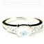 SR362, Rainbow Moonstone, 925 Sterling Silver Ladies Ring