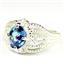 SR365, Neptune Garden Topaz, 925 Sterling Silver Ladies Ring