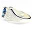 SR365, Neptune Garden Topaz, 925 Sterling Silver Ladies Ring