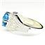 SR365, Swiss Blue Topaz, 925 Sterling Silver Ladies Ring