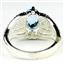 SR365, Swiss Blue Topaz, 925 Sterling Silver Ladies Ring