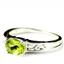 SR362, Peridot, 925 Sterling Silver Ring