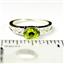SR362, Peridot, 925 Sterling Silver Ring