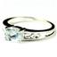 SR362, Aquamarine, 925 Sterling Silver Ring
