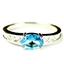 Paraiba Topaz, 925 Sterling Silver Ladies Ring, SR362
