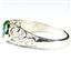 Russian Nanocrystal Emerald, 925 Sterling Silver Ring, SR360