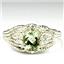 SR365, Green Amethyst (Prasiolite), 925 Sterling Silver Ladies Ring