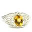 SR365, Citrine, 925 Sterling Silver Ladies Ring