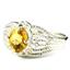 SR365, Citrine, 925 Sterling Silver Ladies Ring