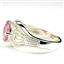SR365, Created Pink Sapphire, 925 Sterling Silver Ladies Ring