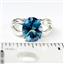 Paraiba Topaz, 925 Sterling Silver Ladies Ring, SR361