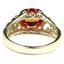 10K, 14K or 18K Gold Ladies Ring, Created Padparadscha Sapphire, R360
