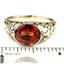 10K, 14K or 18K Gold Ladies Ring, Created Padparadscha Sapphire, R360