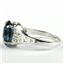 SR057, London Blue Topaz, 925 Sterling Silver Ring