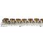 SB001, Twilight Fire Topaz 925 Sterling Silver Bracelet