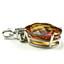 925 Sterling Silver Pendant w/accents, 22 ct Twilight Fire Topaz, SP016
