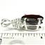 925 Sterling Silver Pendant, Mozambique Garnet, SP043