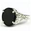 SR057, Black Onyx, 925 Sterling Silver Ring