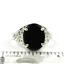 SR057, Black Onyx, 925 Sterling Silver Ring