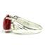 SR361, Created Ruby, 925 Sterling Silver Ring