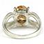 SR361, Champagne CZ, 925 Sterling Silver Ring