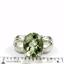 SR361, Green Amethyst (Prasiolite), 925 Sterling Silver Ring