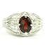 SR365, Mozambique Garnet, 925 Sterling Silver Ring