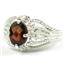 SR365, Mozambique Garnet, 925 Sterling Silver Ring
