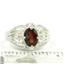 SR365, Mozambique Garnet, 925 Sterling Silver Ring